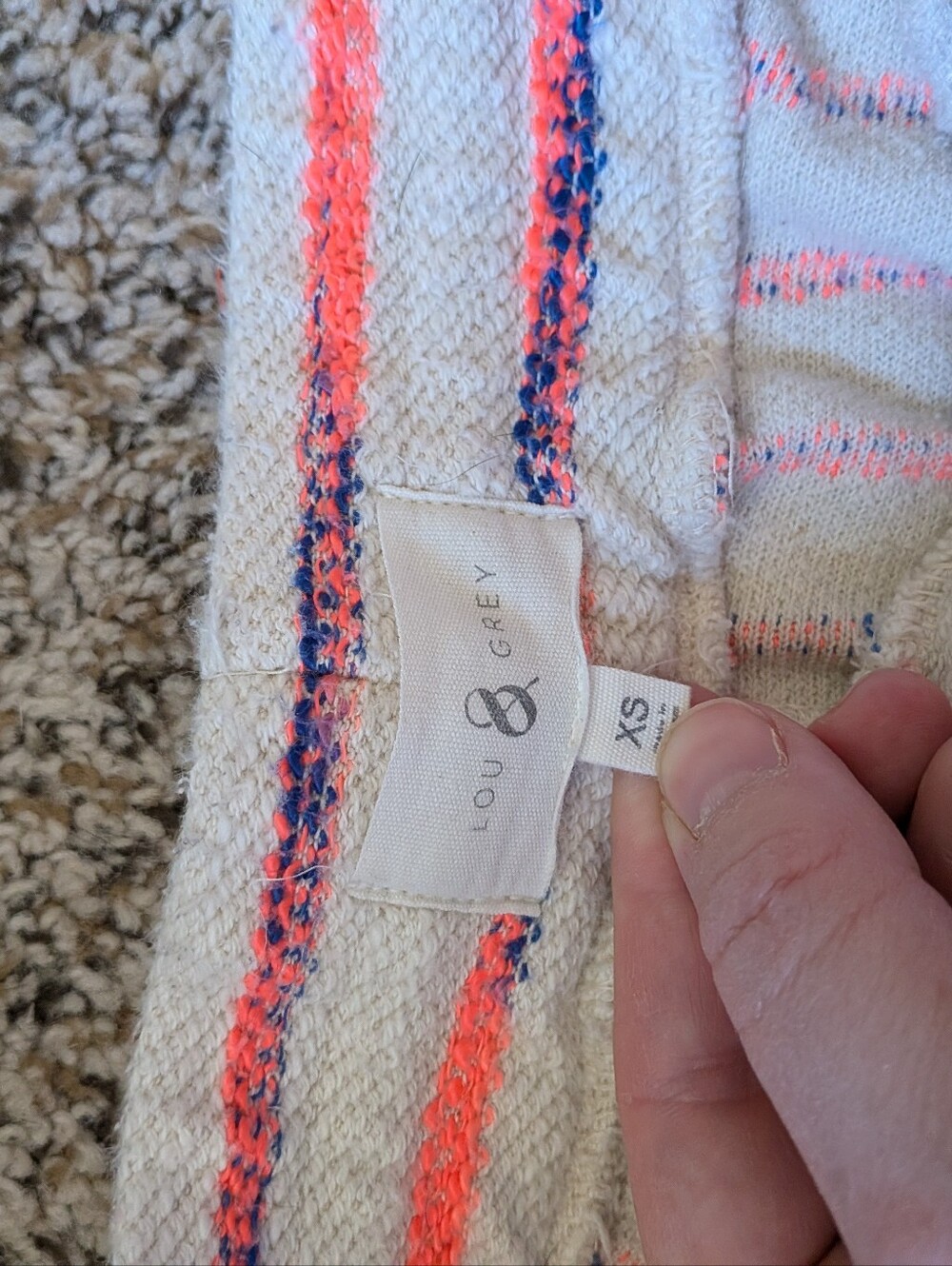Lou & Grey Striped Terry Shorts - XS - Picture 4 of 5